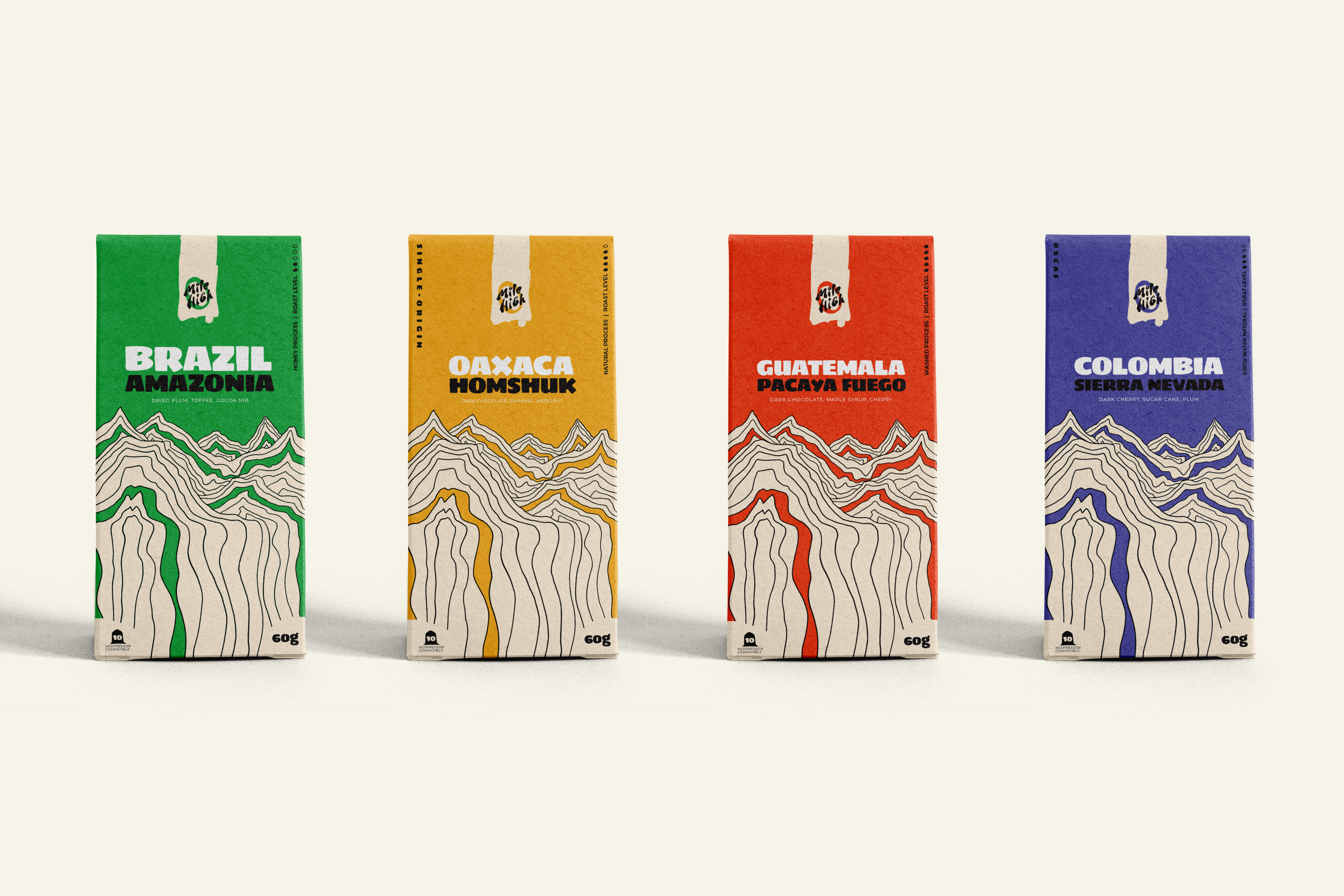Mile High Coffee Club retail box range